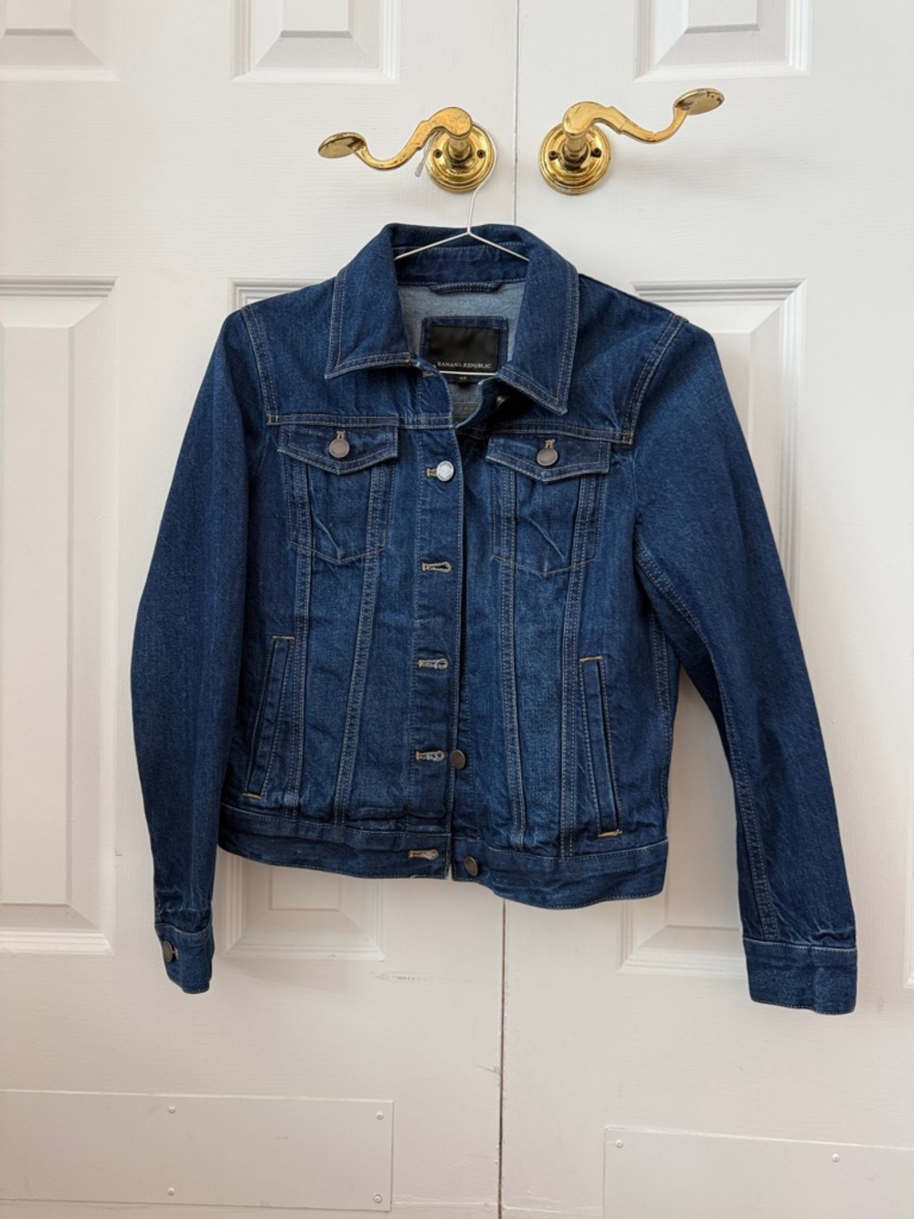 Banana Republic Dark Blue Trucker Denim Jacket